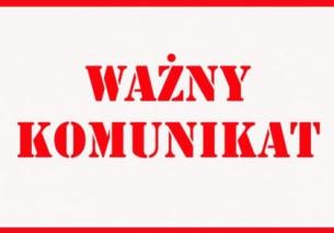 Ważny komunikat